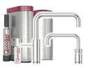 Quooker COMBI & CUBE | Nordic Square Twintaps CHR (verchromt glänzend) inkl. Cube-Filter
