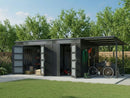 StarLine 2-Raum Metall Gerätehaus Skylight Duo Plus 18,10 m²