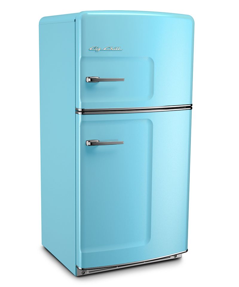 Big Chill Retro Kühl-Gefrierschrank BCRF611BB , 84,5 cm, 527 Liter, Beach Blue
