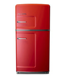 Big Chill Retro Kühl-Gefrierschrank BCRF611CR , 84,5 cm, 527 Liter, Cherry Red