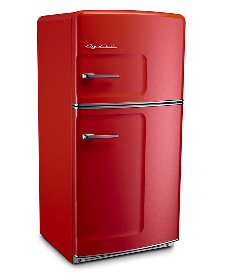 Big Chill Retro Kühl-Gefrierschrank BCRF611CR , 84,5 cm, 527 Liter, Cherry Red