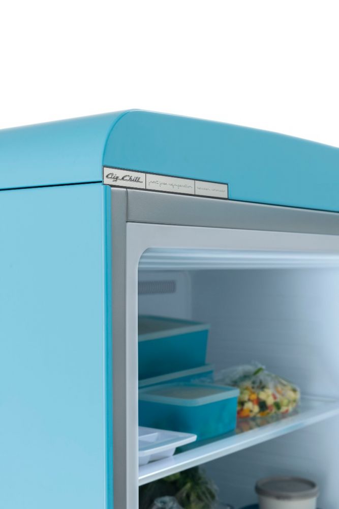 Big Chill Retro Kühl-Gefrierschrank BCRF611JG , 84,5 cm, 527 Liter, Jadite Green