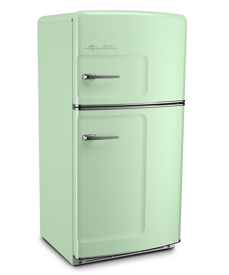 Big Chill Retro Kühl-Gefrierschrank BCRF611JG , 84,5 cm, 527 Liter, Jadite Green
