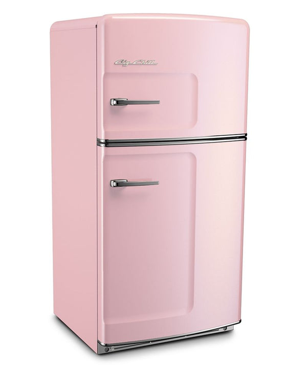 Big Chill Retro Kühl-Gefrierschrank BCRF611PL , 84,5 cm, 527 Liter, Pink Lemonade