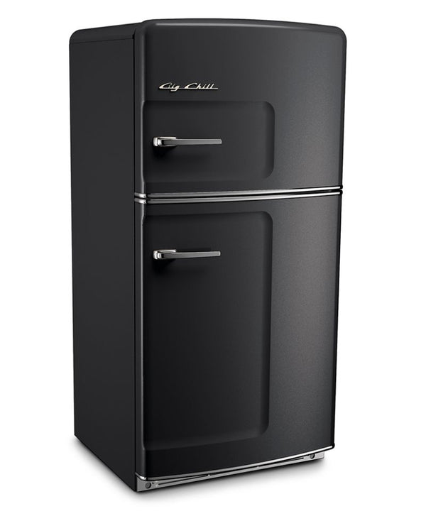 Big Chill Retro Kühl-Gefrierschrank BCRF611BL , 84,5 cm, 527 Liter, Black