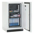 Rottner feuersicherer Datenschrank S 120 DIS Super Data 5 Doppelbartschloss grau