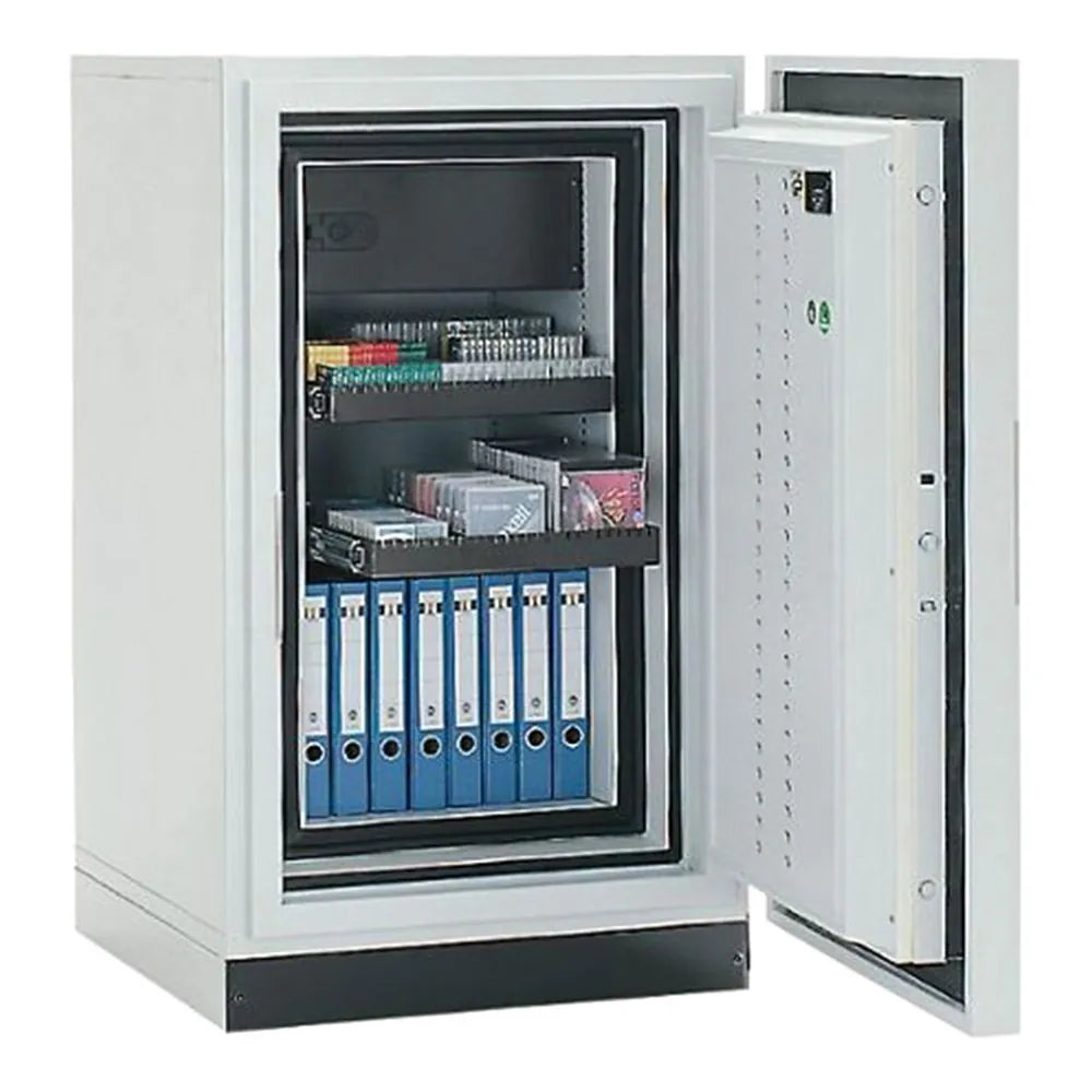 Rottner feuersicherer Datenschrank S 120 DIS Super Data 3 Doppelbartschloss grau