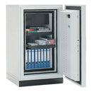 Rottner feuersicherer Datenschrank S 120 DIS Super Data 3 Doppelbartschloss grau