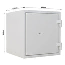 Rottner feuersicherer Dokumententresor S2 Fire Safe 40 Doppelbartschloss grau