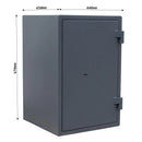 Rottner Dokumententresor EN1 Fire Hero 65 Doppelbartschloss anthrazit