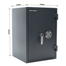 Rottner Wertschutzschrank EN1 Atlas Fire 65 EL PS650 SOS Schlüssel anthrazit