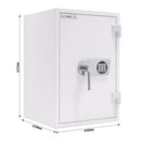 Rottner Wertschutzschrank EN1 Atlas Fire Premium 65 Elektronikschloss Weiß