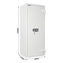 Rottner Wertschutzschrank EN3 Diamant Super Fire Premium DO160 Elektronikschloss lichtgrau