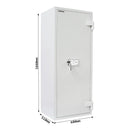 Rottner Wertschutzschrank EN3 Diamant Super Fire Premium DO160 Doppelbartschloss lichtgrau