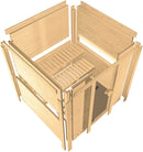 Karibu Design Sauna "Sauna Alcinda" 5 Personen ohne Ofen