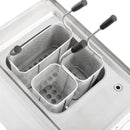 Buffalo 600 Serie freistehender elektrischer Nudekocher