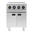 Buffalo 600-Serie 4-Zone Vrijstaande Inductiekookplaat 2X 3Kw