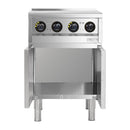 Buffalo 600-Serie 4-Zone Vrijstaande Inductiekookplaat 2X 3Kw