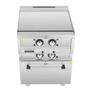 Buffalo 600 Serie freistehende elektrische Grillplatte mit Umluftofen