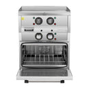 Buffalo 600 Serie freistehende elektrische Grillplatte mit Umluftofen