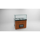 SGS Gastro Saladette / 110 cm - Wooden front / 2 doors / for 3 x GN 1/1