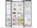 Samsung RS64DG5303B1EF Side by Side Kühl-Gefrier-Kombination Premium Black Steel
