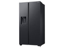 Samsung RS64DG5303B1EF Side by Side Kühl-Gefrier-Kombination Premium Black Steel