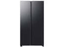 Samsung RS70F65QEFEF Side by Side Kühl-Gefrier-Kombination Black Steel