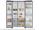 Samsung RS70F65QEFEF Side by Side Kühl-Gefrier-Kombination Black Steel