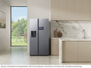 Samsung RS90F64EDTEF Side by Side Kühl-Gefrier-Kombination Edelstahl Look