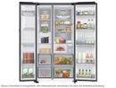 Samsung RS90F65EDTEF Side by Side Kühl-Gefrier-Kombination Edelstahl Look