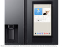 Samsung Family Hub RS90F66BEFEF Side by Side Kühl-Gefrier-Kombination Premium Black Steel