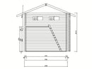 Fjordholz Gartenhaus Modell Toskana 44