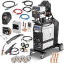 STAHLWERK Schweißgerät MIG MAG 400 Pro Vollausstattung Vollsynergischer, wassergekühlter IGBT Inverter mit 400 A und Puls-Funktion 3-in-1 Kombi-Schweißanlage MIG MAG | MMA | Lift-TIG