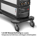 STAHLWERK Schweißgerät MIG MAG 400 Pro Vollsynergischer, wassergekühlter IGBT Inverter mit 400 A und Puls-Funktion 3-in-1 Kombi-Schweißanlage MIG MAG | MMA | Lift-TIG