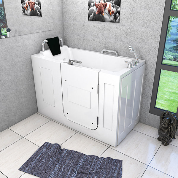 Acqua Vapore Senioren Sitzbadewanne Sitzwanne Badewanne mit Tür Pool S07-A-R 140cm