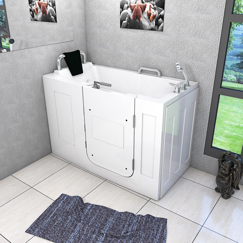 Acqua Vapore Senioren Sitzbadewanne Sitzwanne Badewanne mit Tür Pool S07-A-R 140cm