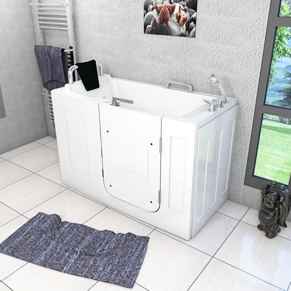 Acqua Vapore Senioren Sitzbadewanne Sitzwanne Badewanne mit Tür Pool S07-B-R 140cm