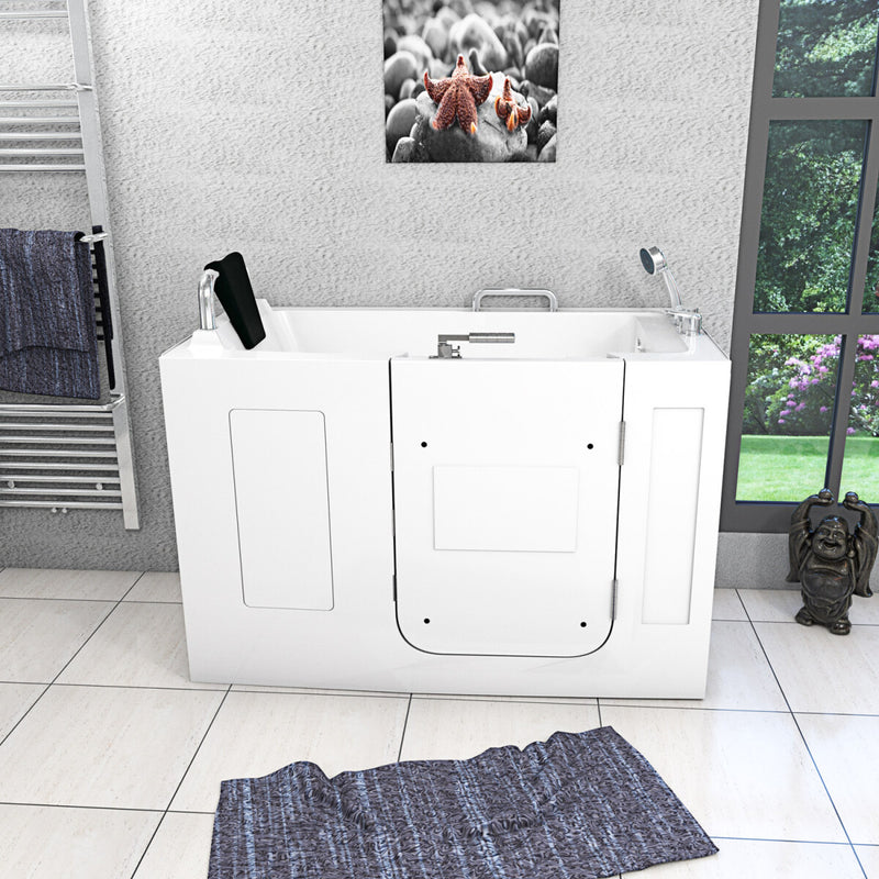 Acqua Vapore Senioren Sitzbadewanne Sitzwanne Badewanne mit Tür Pool S07-B-R 140cm