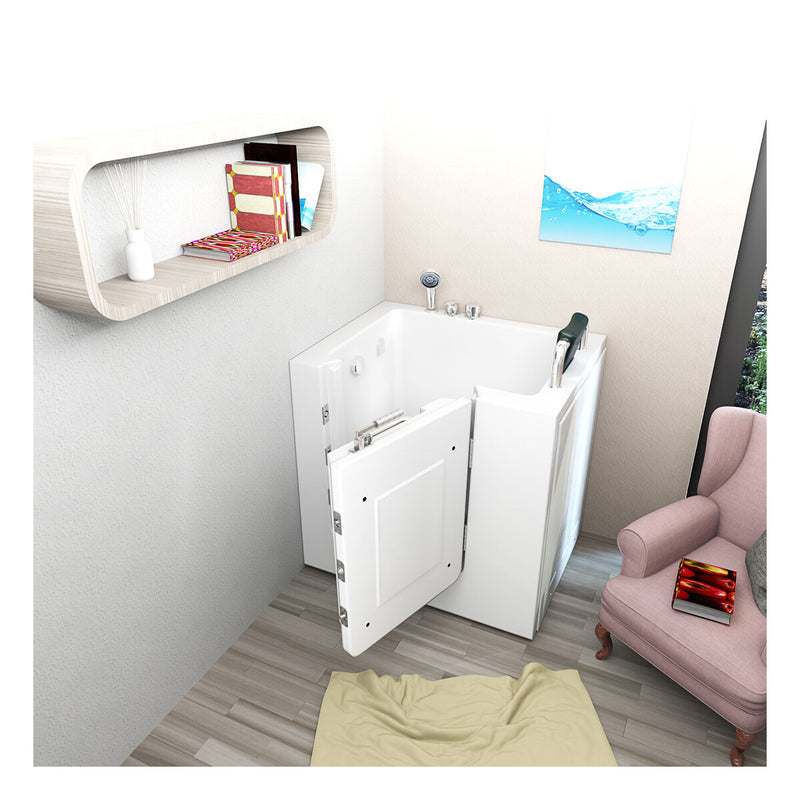 Acqua Vapore Senioren Sitzbadewanne Sitzwanne Badewanne mit Tür S02-A-R 78x100 cm