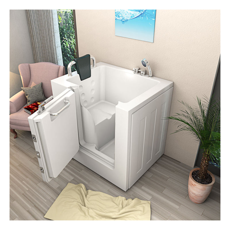 Acqua Vapore Senioren Sitzbadewanne Sitzwanne Badewanne mit Tür S02-B-L 100x78 cm