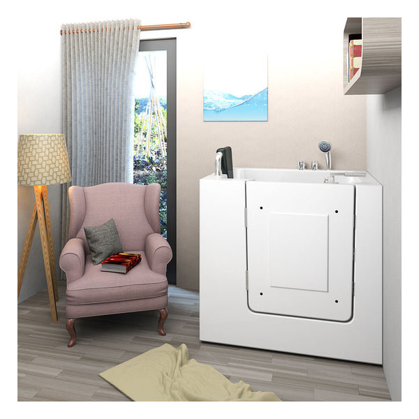 Acqua Vapore Senioren Sitzbadewanne Sitzwanne Badewanne mit Tür S02-C-L 100x78 cm