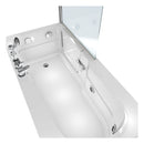 Acqua Vapore Seniorendusche Kombi Duschkabine Whirlpool Seniorenwanne mit Tür S17D-EH-WP-L 150x75x194 cm