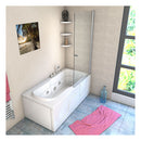 Acqua Vapore Seniorendusche Kombi Duschkabine Whirlpool Seniorenwanne mit Tür S17D-EH-WP-L-ALL 150x75x194 cm