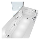 Acqua Vapore Seniorendusche Kombi Duschkabine Whirlpool Seniorenwanne mit Tür S17D-EH-WP-R-ALL 75x150x194 cm