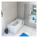 Acqua Vapore Seniorendusche Kombi Duschkabine Whirlpool Seniorenwanne mit Tür S17D-TH-WP-L 150x75 cm