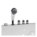 Acqua Vapore Seniorendusche Kombi Duschkabine Whirlpool Seniorenwanne mit Tür S17D-TH-WP-R 75x150 cm