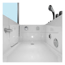 Acqua Vapore Seniorendusche Kombi Duschkabine Whirlpool Seniorenwanne mit Tür S17D-TH-WP-R-EC 75x150 cm