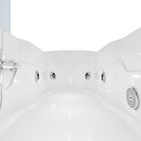 Acqua Vapore Seniorendusche Kombi Duschkabine Whirlpool Seniorenwanne mit Tür S17D-WP-L 150x75x194 cm OHNE 2K Scheiben Versiegelung