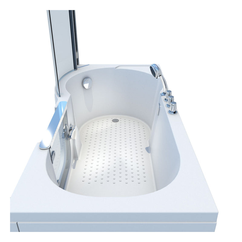 Acqua Vapore Seniorendusche und Badewanne mit Tür S12D-TH-R Dusche 85x170cm ohne 2K Scheiben Versiegelung